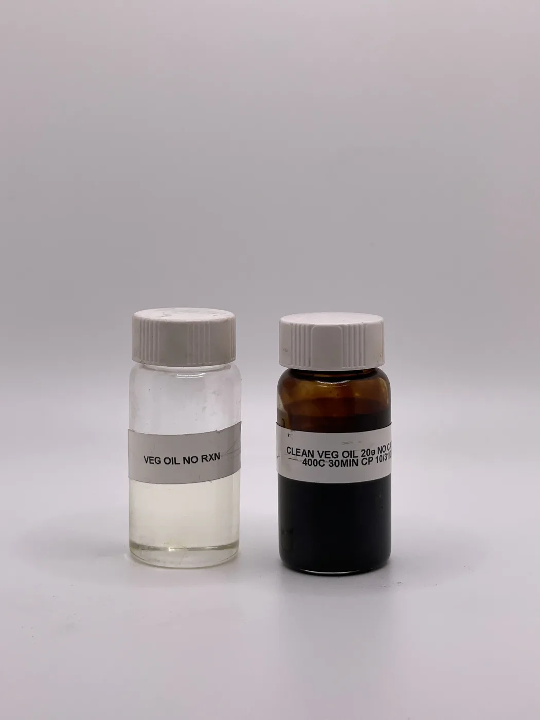 One catalytic run, before and after